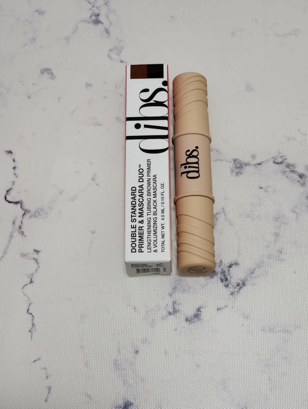 Dibs Beauty Double Standard Primer & Mascara Duo Travel Size .15 Oz